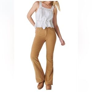 Lucky Brand Stevie High Rise Corduroy Pants size 14/32